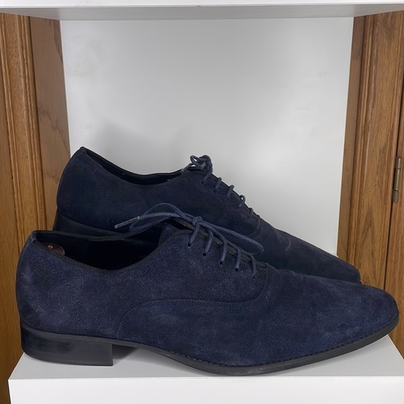 Zara Other - ZARA Man Dark Blue Dress Shoes - 43